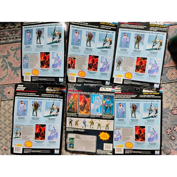 Lot Of 6 Vintage GI Joe Hall Of Fame Mission Gear 1993 Kid Dimensions Products - Picture 15 of 16